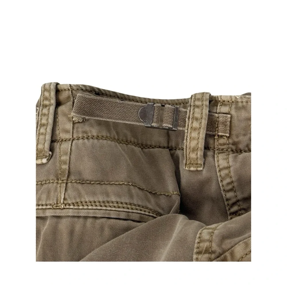 Polo Ralph Lauren Mens 38 Cargo Shorts Brown Distressed Rustic Vintage Cotton